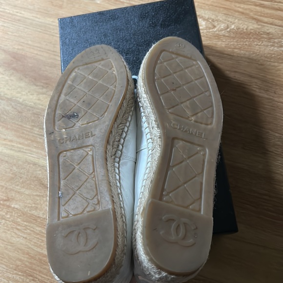 Chanel Espadrilles white and black - Picture 3 of 5
